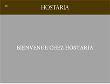 Tablet Screenshot of hostaria.ca